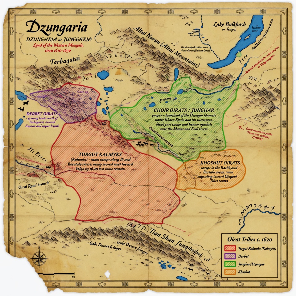 Dzangaria 1610-1630